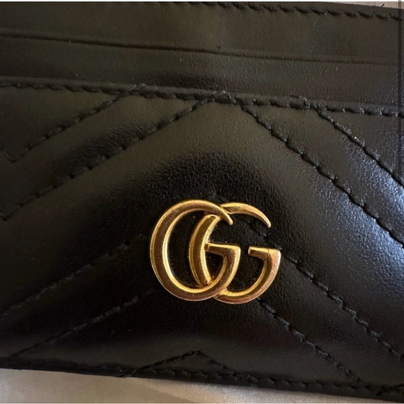 Gucci Black Leather Card Holder - Picture 3 of 6